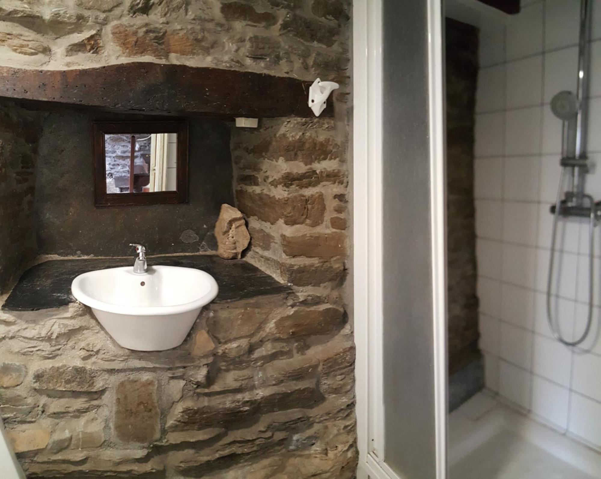 Pension Albergue A Pedra Sarria Esterno foto